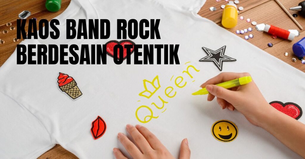 Kaos Band Rock Berdesain Otentik